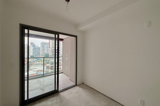 Sala de apartamento para alugar com 1 quarto, 35m² em Santo Amaro, São Paulo