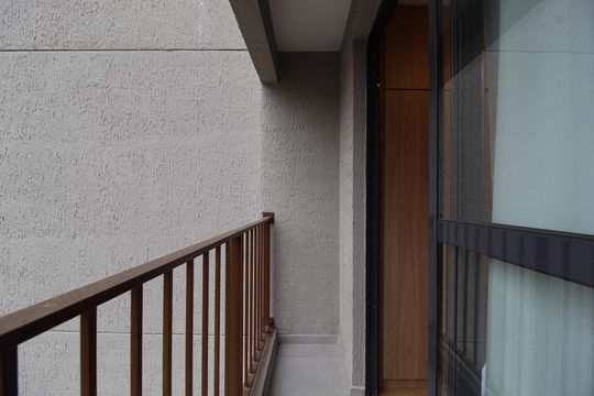 Varanda de kitnet/studio para alugar com 1 quarto, 25m² em Vila Olímpia, São Paulo