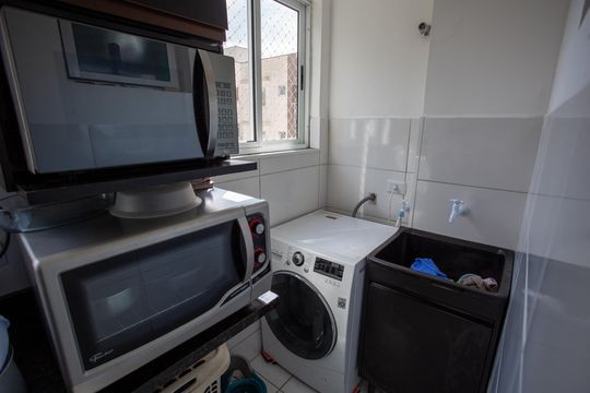 Lavanderia de apartamento para alugar com 2 quartos, 42m² em Santo Antônio, São José dos Pinhais