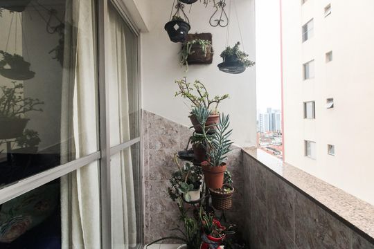 Varanda de apartamento para alugar com 3 quartos, 81m² em Penha de França, São Paulo