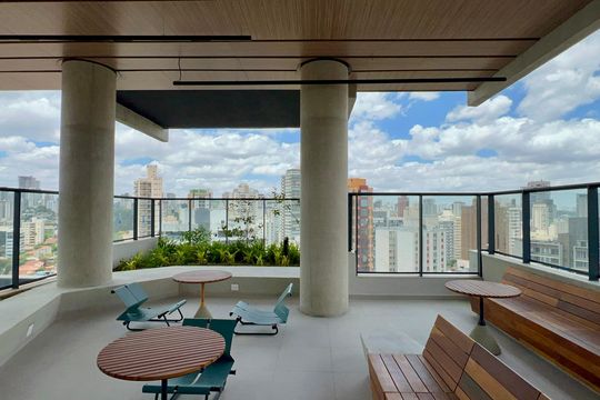 Área comum de apartamento à venda com 2 quartos, 67m² em Pinheiros, São Paulo