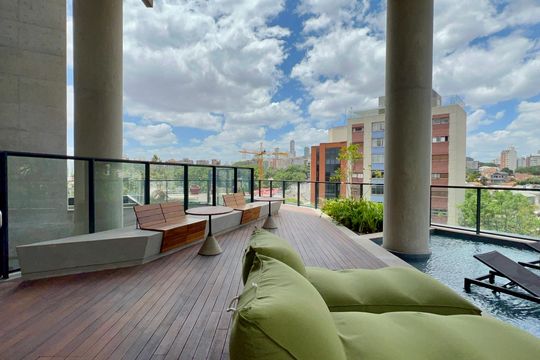 Área comum de apartamento à venda com 2 quartos, 67m² em Pinheiros, São Paulo