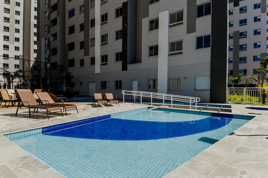 Área comum - Piscina de apartamento à venda com 2 quartos, 44m² em Vila das Bandeiras, Guarulhos