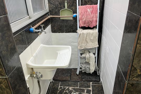 Cozinha e Área de Serviço de kitnet/studio para alugar com 1 quarto, 35m² em Embaré, Santos