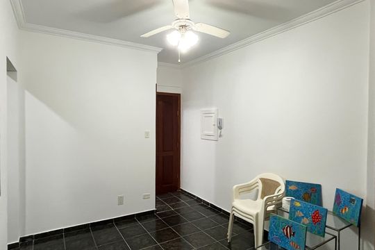 Studio de kitnet/studio para alugar com 1 quarto, 35m² em Embaré, Santos