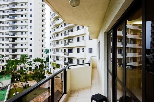 Varanda da Sala de apartamento à venda com 4 quartos, 168m² em Vila Lanzara, Guarulhos