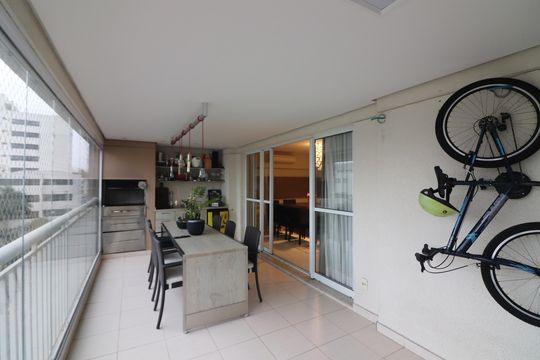 Varanda gourmet de apartamento à venda com 3 quartos, 156m² em Centro, São Bernardo do Campo