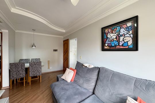 Sala de apartamento à venda com 2 quartos, 54m² em Independência, São Bernardo do Campo