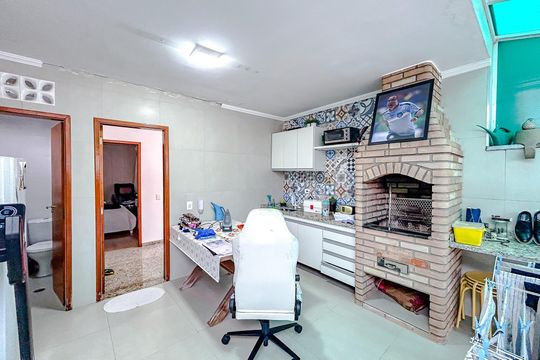 Área gourmet de casa de condomínio à venda com 3 quartos, 182m² em Penha de França, São Paulo