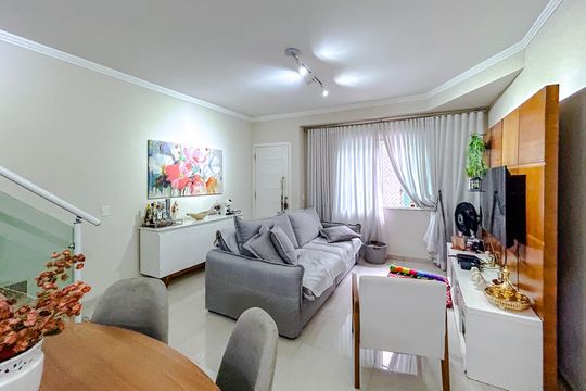 Sala de casa de condomínio à venda com 3 quartos, 182m² em Penha de França, São Paulo