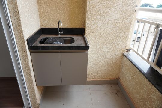 Sacada de apartamento para alugar com 2 quartos, 55m² em Balneario Salto Grande, Americana
