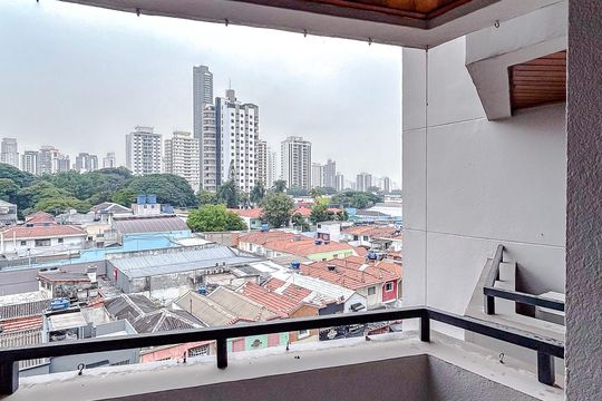 Varanda de apartamento à venda com 2 quartos, 64m² em Vila Gomes Cardim, São Paulo