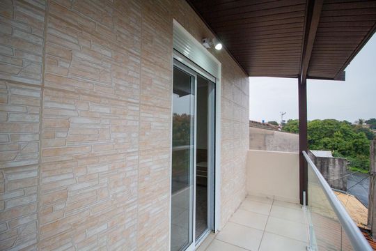 Varanda de kitnet/studio para alugar com 1 quarto, 30m² em Vila Castilho, Votorantim