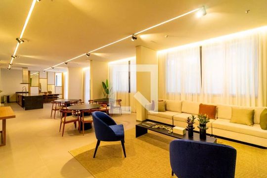Área Comum de apartamento à venda com 1 quarto, 48m² em Vila Cordeiro, São Paulo