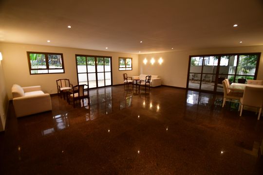 Área comum - Salão de festas de apartamento para alugar com 3 quartos, 174m² em Cambuí, Campinas