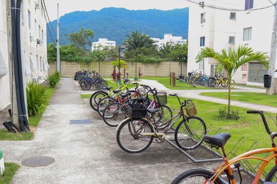 AREA EXTERNA de apartamento à venda com 2 quartos, 44m² em Vargem Pequena, Rio de Janeiro