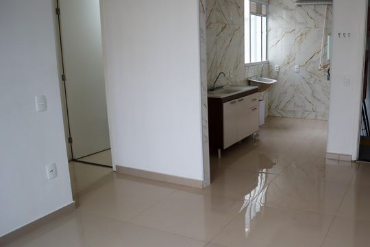 COZINHA AMERICANA de apartamento à venda com 2 quartos, 44m² em Vargem Pequena, Rio de Janeiro