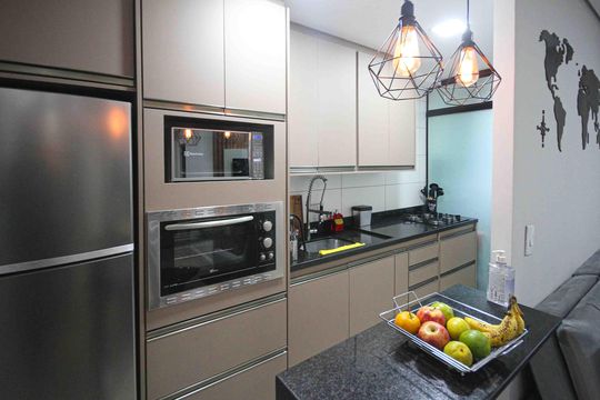 Cozinha de apartamento à venda com 2 quartos, 48m² em Altos de Vila Prudente, São Paulo