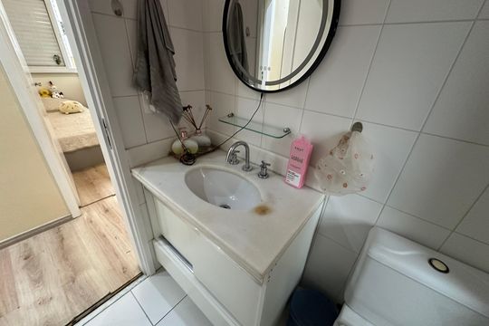 Banheiro de apartamento para alugar com 3 quartos, 98m² em Jardim Iracema, Barueri