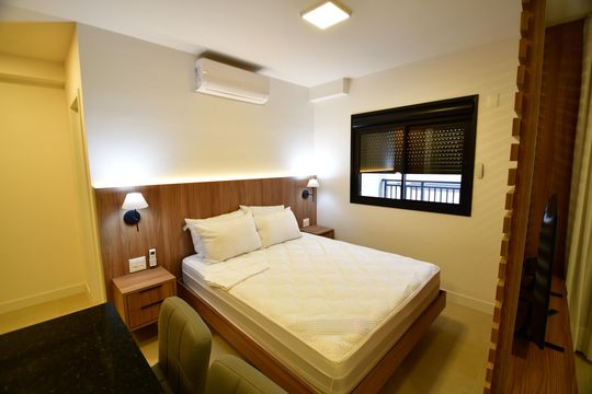 Quarto de kitnet/studio para alugar com 1 quarto, 46m² em Centro, Campinas