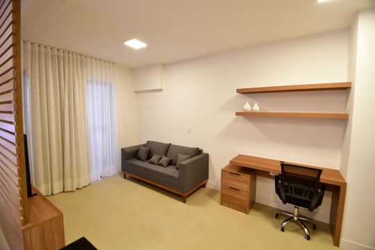 Sala de kitnet/studio para alugar com 1 quarto, 46m² em Centro, Campinas