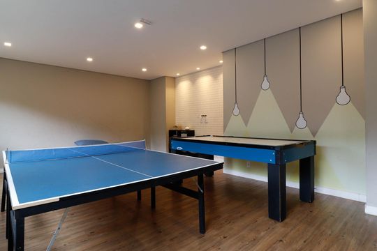 Área Comum - Sala de Jogos    de apartamento à venda com 2 quartos, 36m² em Vila Pierina, São Paulo