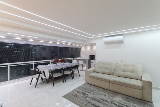 Sala de apartamento para alugar com 3 quartos, 116m² em Vila Maria Alta, São Paulo