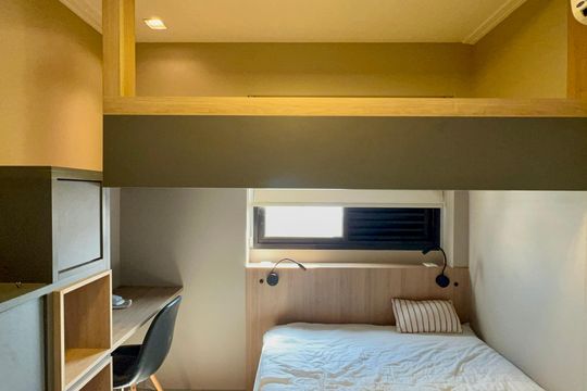 Quarto de apartamento à venda com 2 quartos, 43m² em Cerqueira César, São Paulo