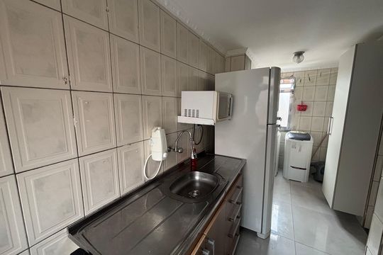 Cozinha de apartamento à venda com 2 quartos, 49m² em Vila Silvia, São Paulo