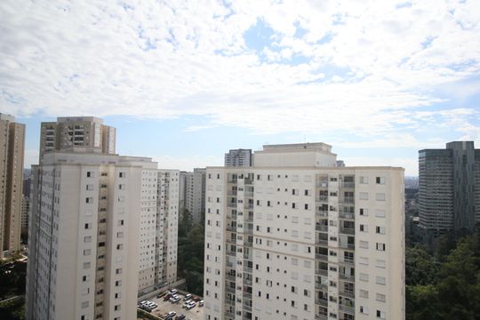 Vista da Varanda de apartamento para alugar com 3 quartos, 87m² em Vila Andrade, São Paulo