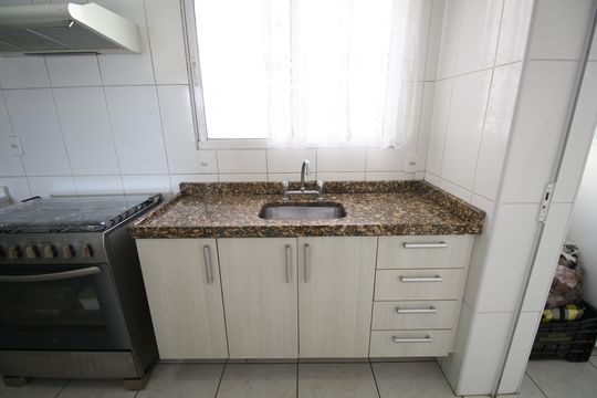 Cozinha de apartamento para alugar com 3 quartos, 87m² em Vila Andrade, São Paulo