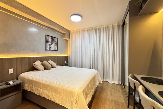 Varanda de kitnet/studio à venda com 1 quarto, 24m² em Vila Olímpia, São Paulo