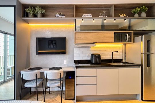 Studio de kitnet/studio à venda com 1 quarto, 24m² em Vila Olímpia, São Paulo
