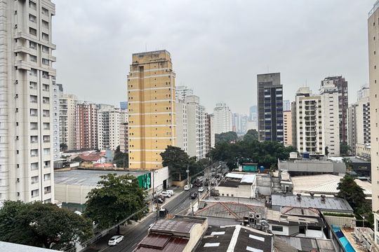 Vista de kitnet/studio à venda com 1 quarto, 24m² em Vila Olímpia, São Paulo