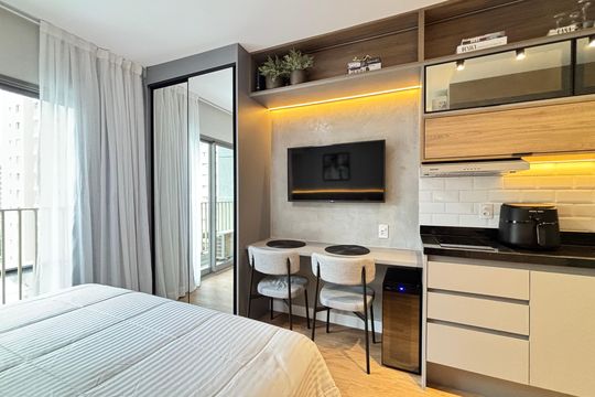 Studio de kitnet/studio à venda com 1 quarto, 24m² em Vila Olímpia, São Paulo