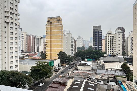 Vista de kitnet/studio à venda com 1 quarto, 24m² em Vila Olímpia, São Paulo