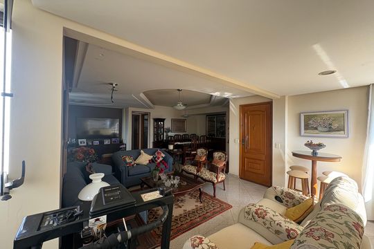 Sala 2 de apartamento à venda com 3 quartos, 131m² em Setor Bueno, Goiânia