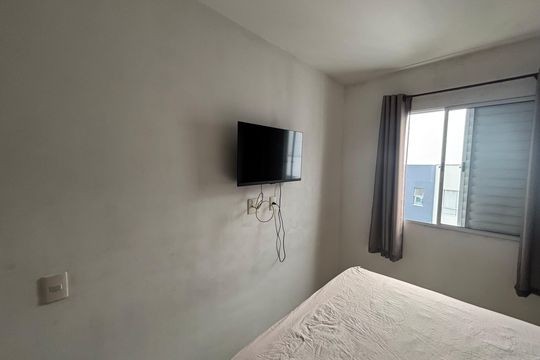 Quarto 1 de apartamento à venda com 2 quartos, 47m² em Vila Zefira, São Paulo