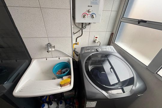 Área de Serviço de apartamento à venda com 2 quartos, 47m² em Vila Zefira, São Paulo