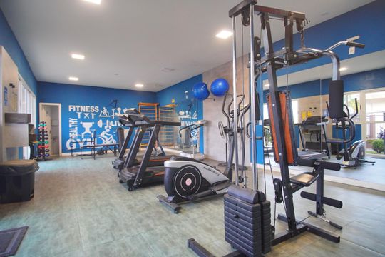 Área comum - Academia de casa de condomínio à venda com 3 quartos, 55m² em Feitoria, São Leopoldo