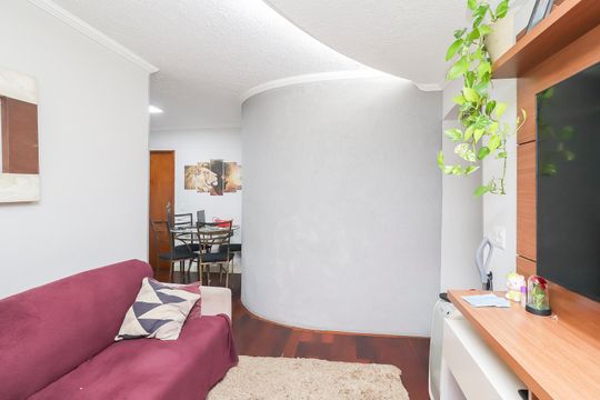 Sala de apartamento à venda com 2 quartos, 58m² em Vila Jacuí, São Paulo