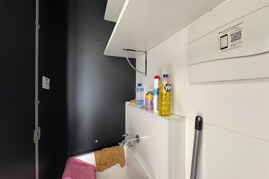 Área de Serviço de apartamento à venda com 1 quarto, 31m² em Vila Palmeiras, São Paulo