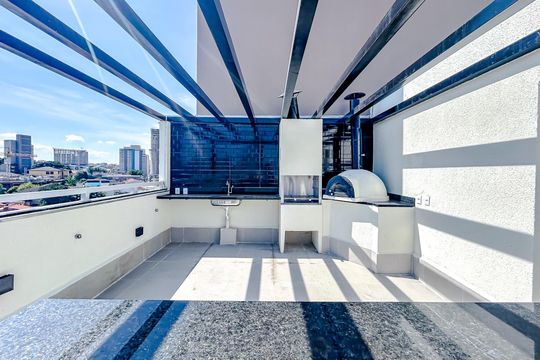 Área comum - Churrasqueira de apartamento para alugar com 2 quartos, 36m² em Vila Esperança, São Paulo