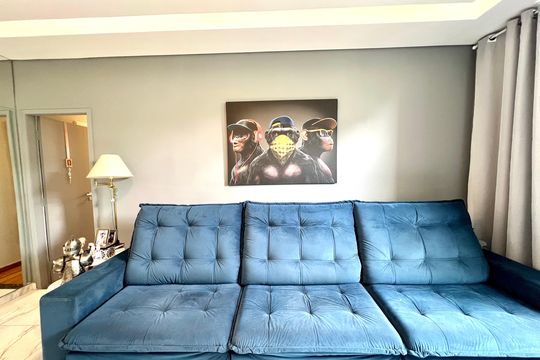 Sala de apartamento à venda com 3 quartos, 130m² em Santa Rosa, Belo Horizonte