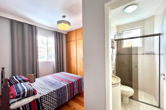 Quarto Suíte de apartamento à venda com 3 quartos, 130m² em Santa Rosa, Belo Horizonte