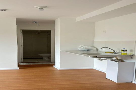 Cozinha de apartamento à venda com 1 quarto, 28m² em Lapa, São Paulo