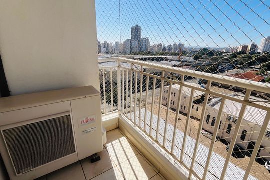 Varanda da Sala de apartamento à venda com 3 quartos, 74m² em Vila Industrial (campinas), Campinas