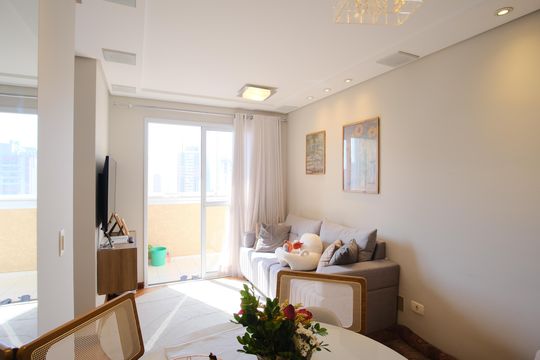 Sala de apartamento à venda com 2 quartos, 54m² em Tatuapé, São Paulo