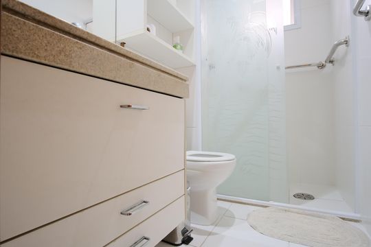 Banheiro Social de apartamento para alugar com 4 quartos, 180m² em Parque São Jorge, São Paulo