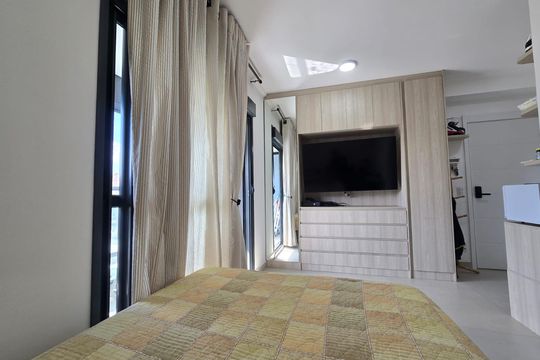 Sala/Quarto de apartamento para alugar com 1 quarto, 40m² em Jardim das Acacias, São Paulo